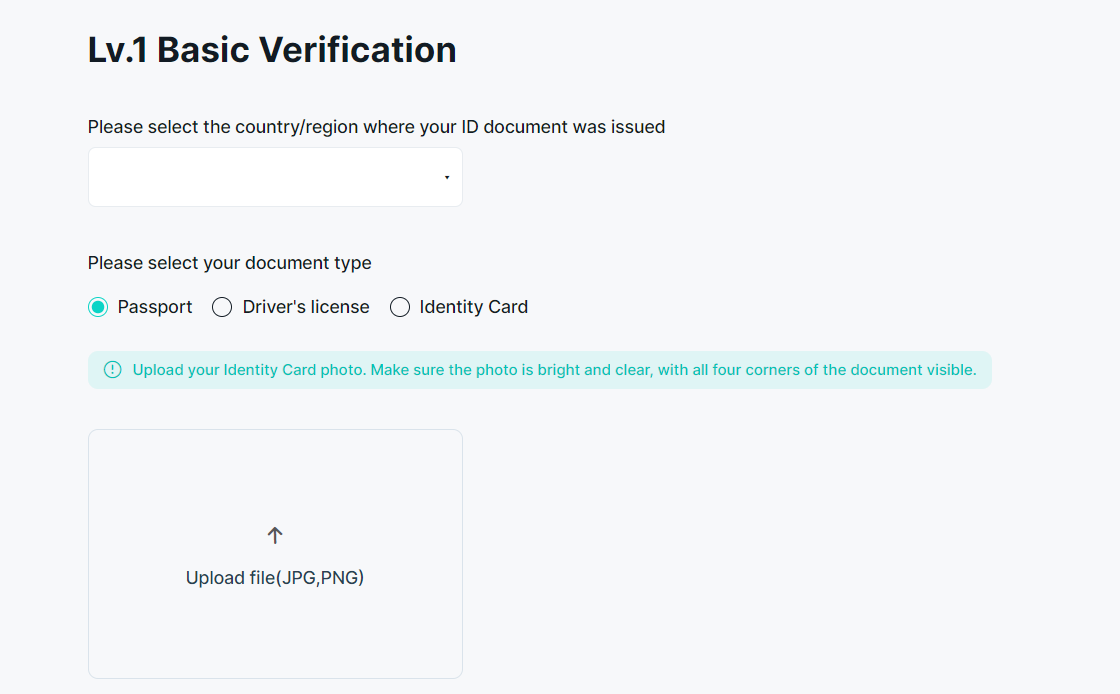 Zoomex KYC