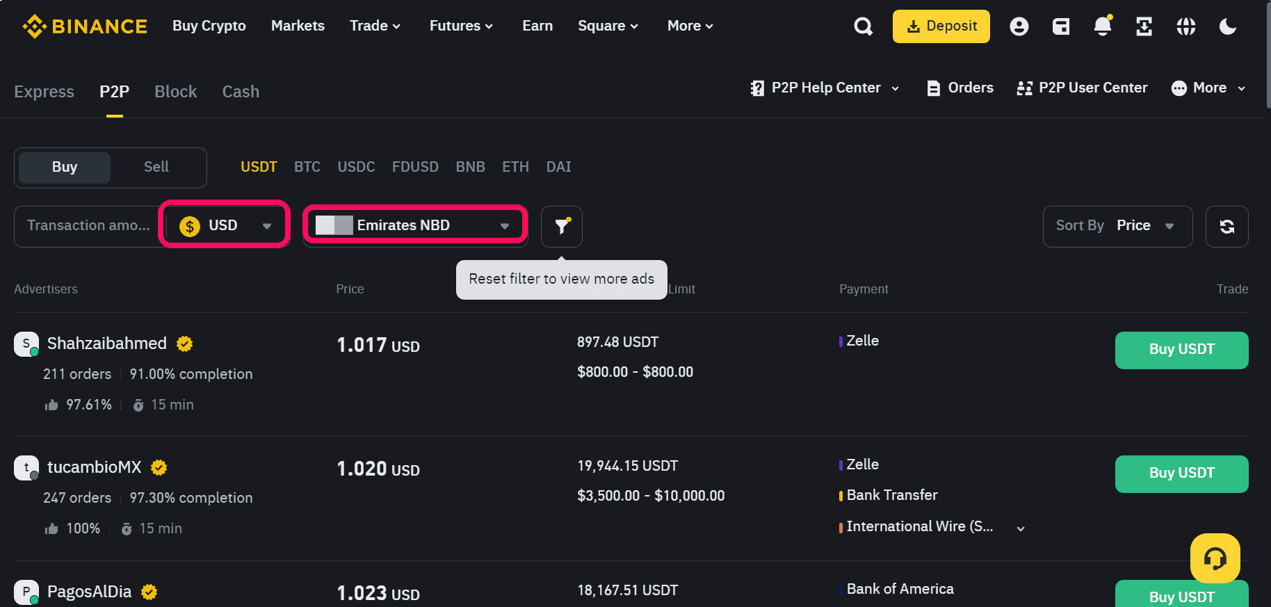 Binance Emirates NBD