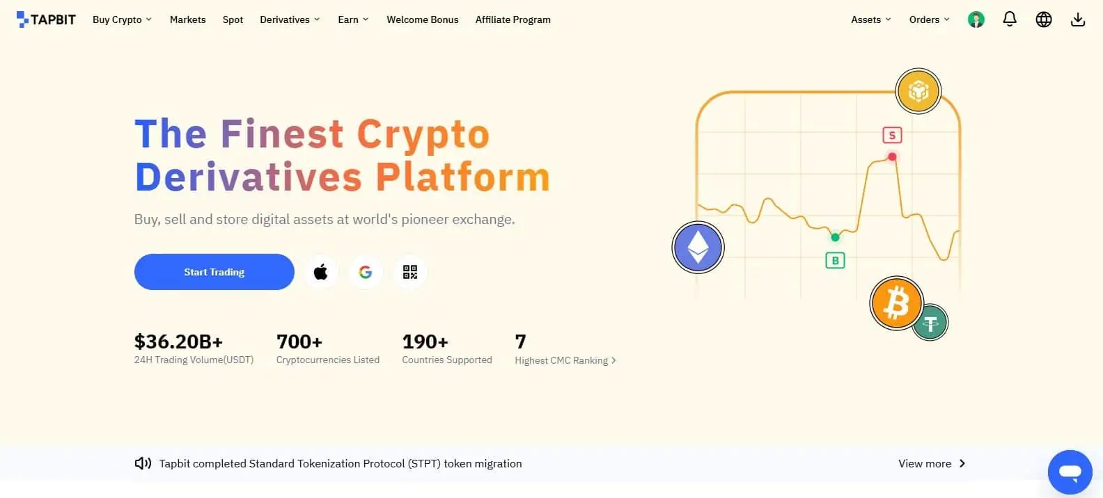 Tapbit Homepage