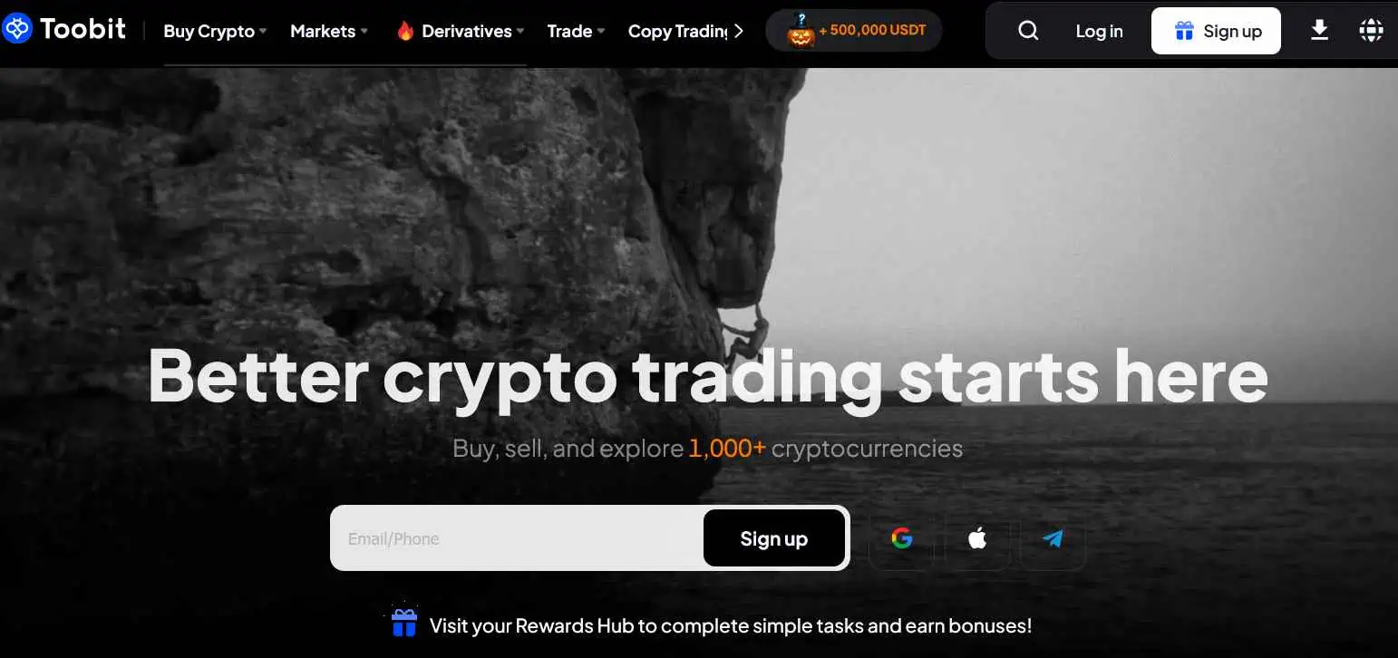 Wie Sie XPL auf Bitunix kaufen - Schritt-für-Schritt-Anleitung 3 Toobit Startseite