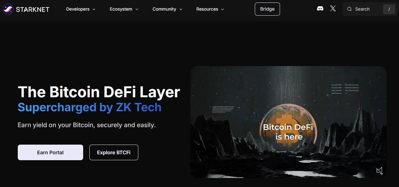 How to Buy Starknet Tokens (STRK) in 2026 4 Starknet homepage